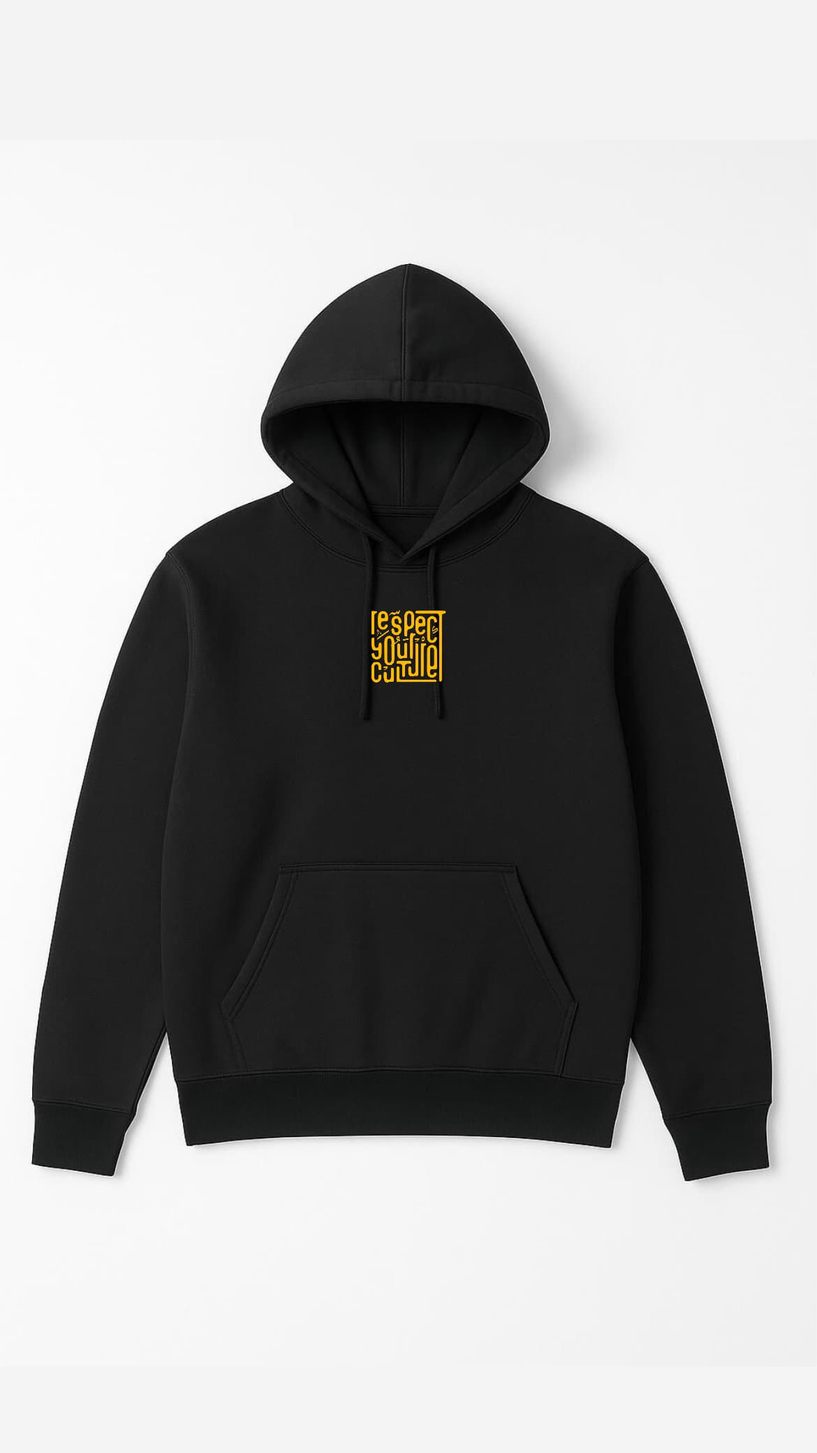 Gold lockup hoodie
